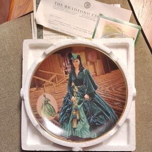 Bradford Exchange Collector's Plate - Green Dress